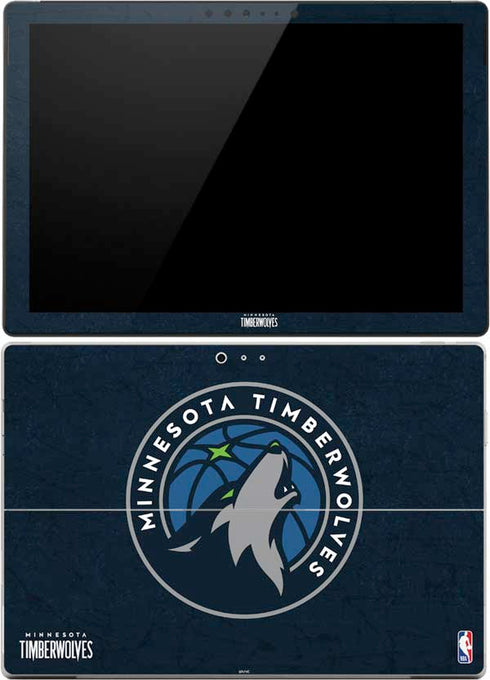 NBA Minnesota Timberwolves Distressed Surface Pro (2017) Skin